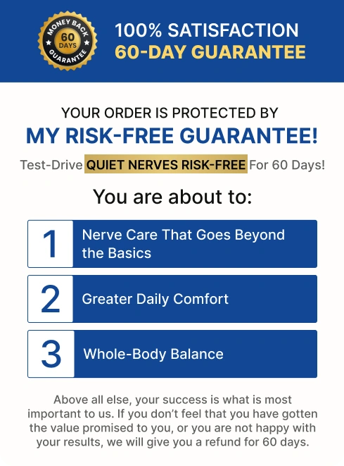 Quiet Nerves 60-day guarantee
